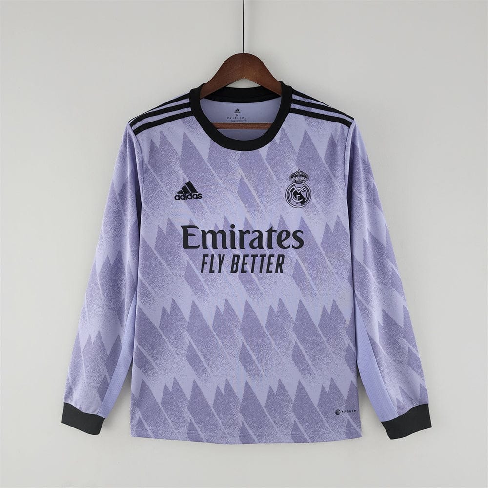Real Madrid FULL SLEEVE Jersey Away 22 23 Season-S