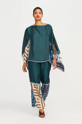 Serenity Satin Silk Co-ord Set M