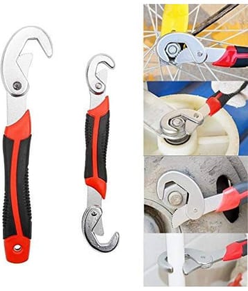 Snap N Grip Adjustable Wrench Set of 2 Pc