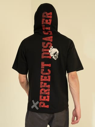 Punk Black Sweatshirt PERFECT-DISASTER-M / Black / PERFECT-DISASTER