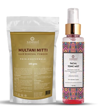 Natural Hair Removal Combo (Hair Removal Powder+Rose Water) Natural Hair Removal Combo (Hair Removal Powder+Rose Water)