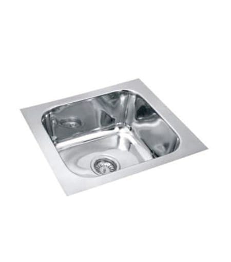 Stainless Steel Kitchen Sink 20X17 with Bowl Size 16X14 (Gloss Finished)