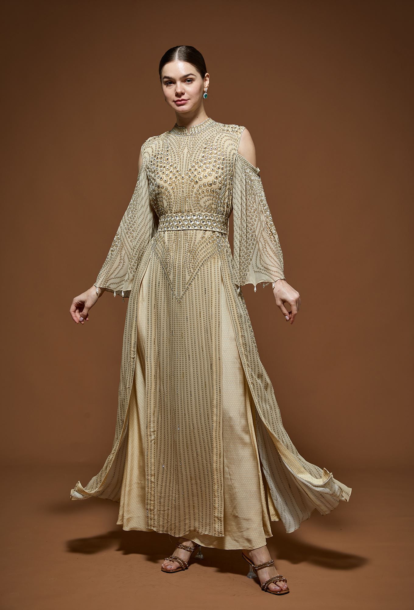 Beige Kaftan-XS