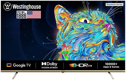 Westinghouse 164 cm (65 inches) Quantum Series Ultra HD LED Google TV WH65GTX50 (Rose Gold) Black