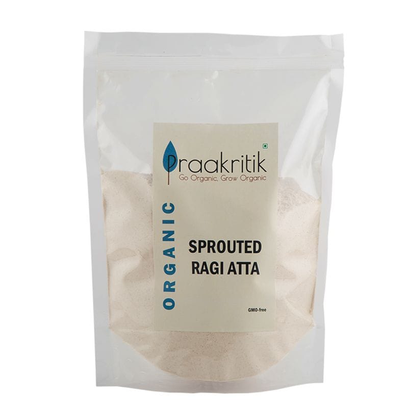 Praakritik Organic Sprouted Ragi Atta 500 G