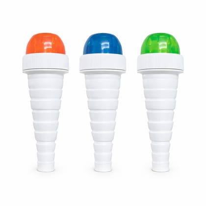 Tap Connector for Hose Pipe (Pack of 3) � Multicolor � 3-in-1 Plastic Jointer for Garden Water Tap � Fast Fitting for Kitchen & Washroom � Suitable for 1/2, 3/4, 1 & 1.5 Inch Pipes