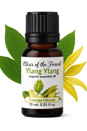 Elixir of the Forest Ylang Ylang Oil | 10 ml | Calming Mood Oil | Travel Wellness Pick