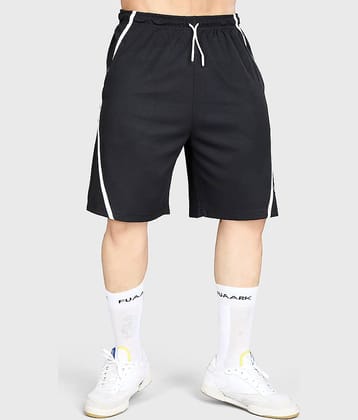 Fuaark Black Polyester Men's Gym Shorts ( Pack of 1 )