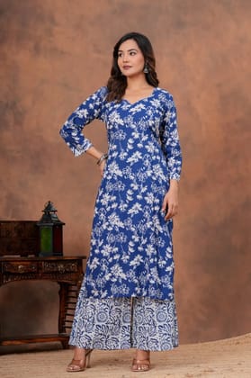 Stitched Cotton Sets Elegant Hand Block Printed Cotton Kurti Sets perfect for daily wear and festive occasions!Comfort fit | Soft breathable fabric |Pure Cotton 60*60