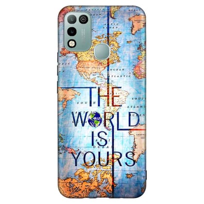 The World IS Yours HOT 10 PLAY Premium Embossed Mobile cover