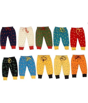 DIAMOND EXPORTER Pack of 10 Boys Cotton Trackpant ( Multi Color )
