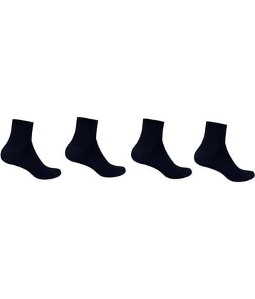 Galaxy Shoes Navy Formal Ankle Length Socks For Men - Pack of 4 Pairs