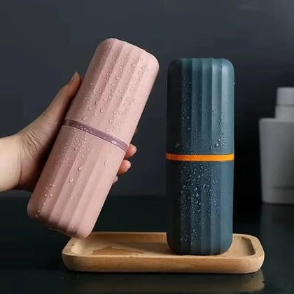 T-03 Premium Travel Toothbrush Case (Multicolour) ( Set Of 1 Pcs )
