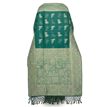 Green Printed Odisha Handloom Saree | Ethnic Woven Cotton Green Printed Odisha Handloom Saree | Ethnic Woven Cotton