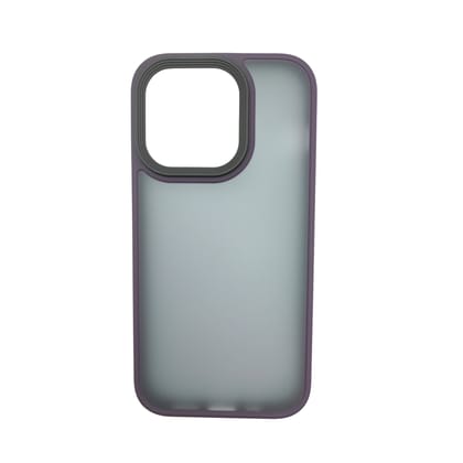 Valente Sleek Matte Frosted Case Cover for iPhone 14 Pro-Deep Purple