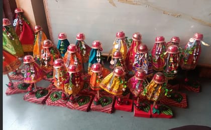 Mini Gudi Showpiece 1 PCS Random Color