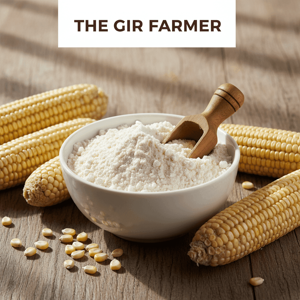 Organic White Corn Flour| Gluten Free White Corn Atta