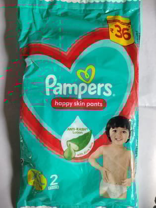 Pampers Happy skin pants Anti-rash Lotion With aloe XL 12-17kg 