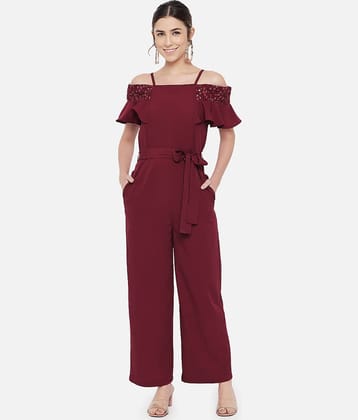 ALL WAYS YOU - Polyester Regular Fit Red Women's Jumpsuit ( Pack of 1 )