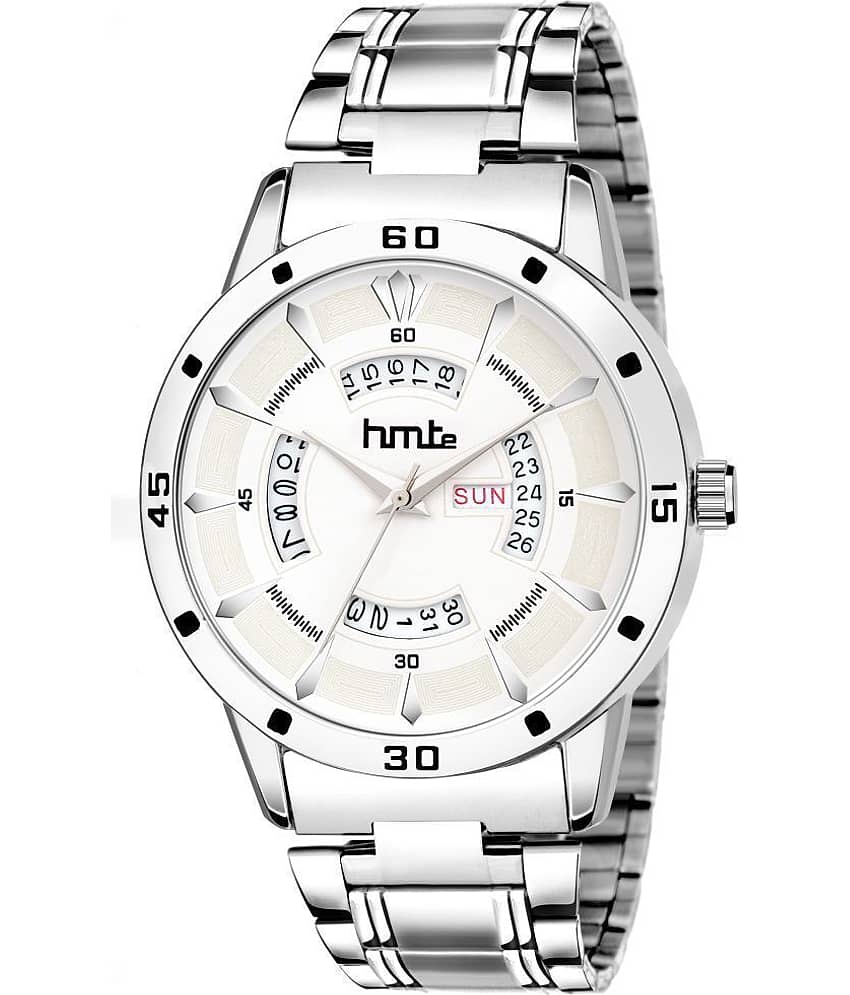 HMTe - Silver Metal Analog Men's Watch