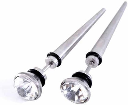 Life Long Never Rusts Men Ear Stud W Nug 1 Pair
