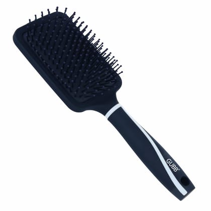 GUBB Paddle Brush For Women & Men - Flexible Nylon Bristles for detangling | Suitable for Men and Women | Ball Tipped offers massaging effect | Cushioned base Hair Brush For Hair Styling (Large) - Vogue Range GUBB Paddle Brush For Women & Men - Flexible 