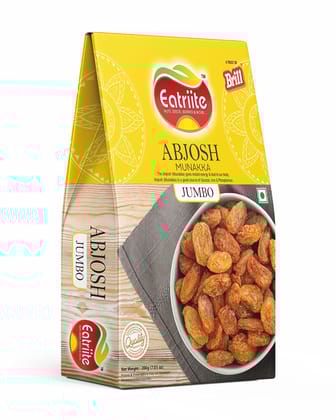Eatriite Jumbo Abjosh Munakka (Black Grape Raisins), 200 gm