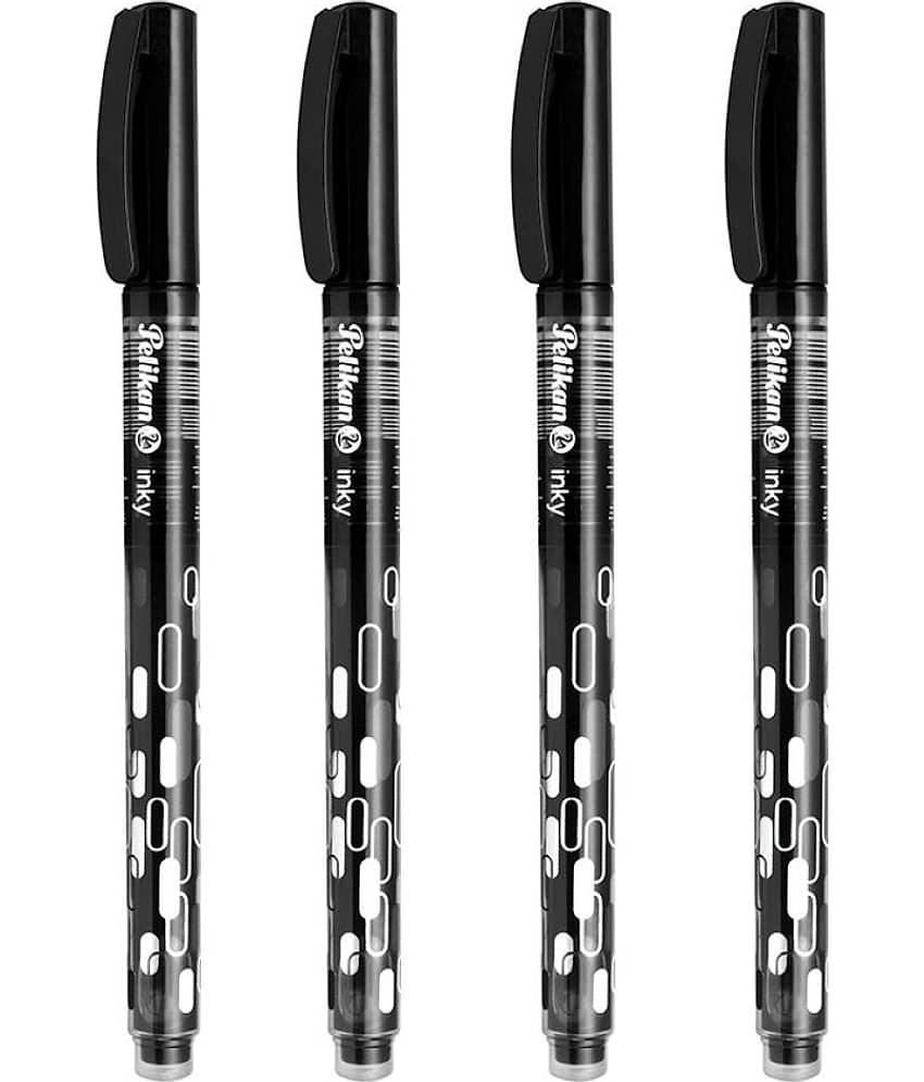 PELIKAN INKY FELT TIP PEN (BLACK) PACK OF 3