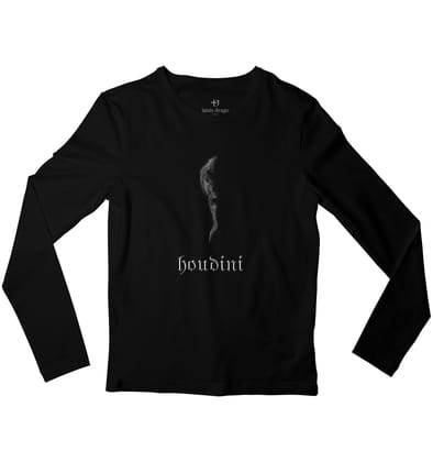 Houdini Vanishing Act Full Sleeve T-shirt-38 - S / Black