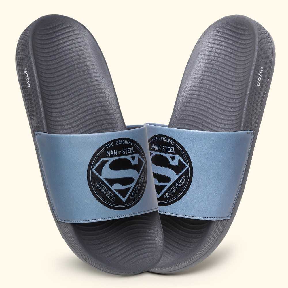 Superman 003 Sliders for Men-Dove Grey / 6