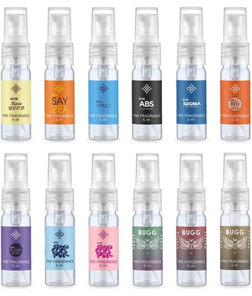 RIYA Xploriya Next Generatiom Unisex Perfume Gift Set,12x5ml Eau de Parfum- 60 ml