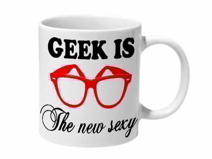 Multicolor Geek Is The New Sexy Ceramic Mug