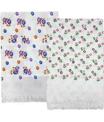 SIYON Set of 2 Cotton Bath Towel Red