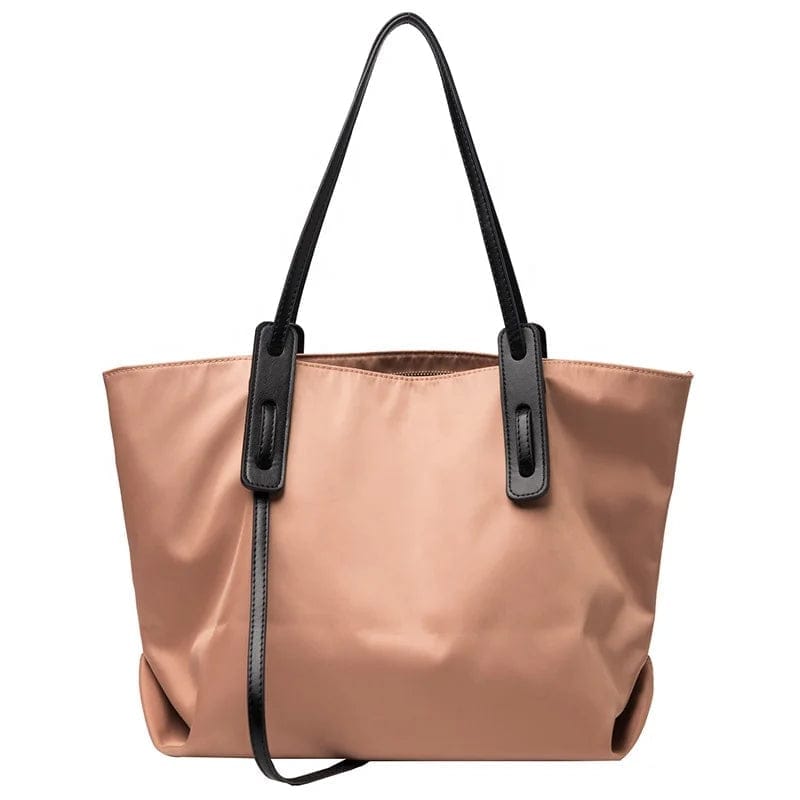 New Arrival Fashion Designer Handbags Waterproof Handbag Simple Solid Color Oxford Fabric Durable Commute Tote Bag for Women