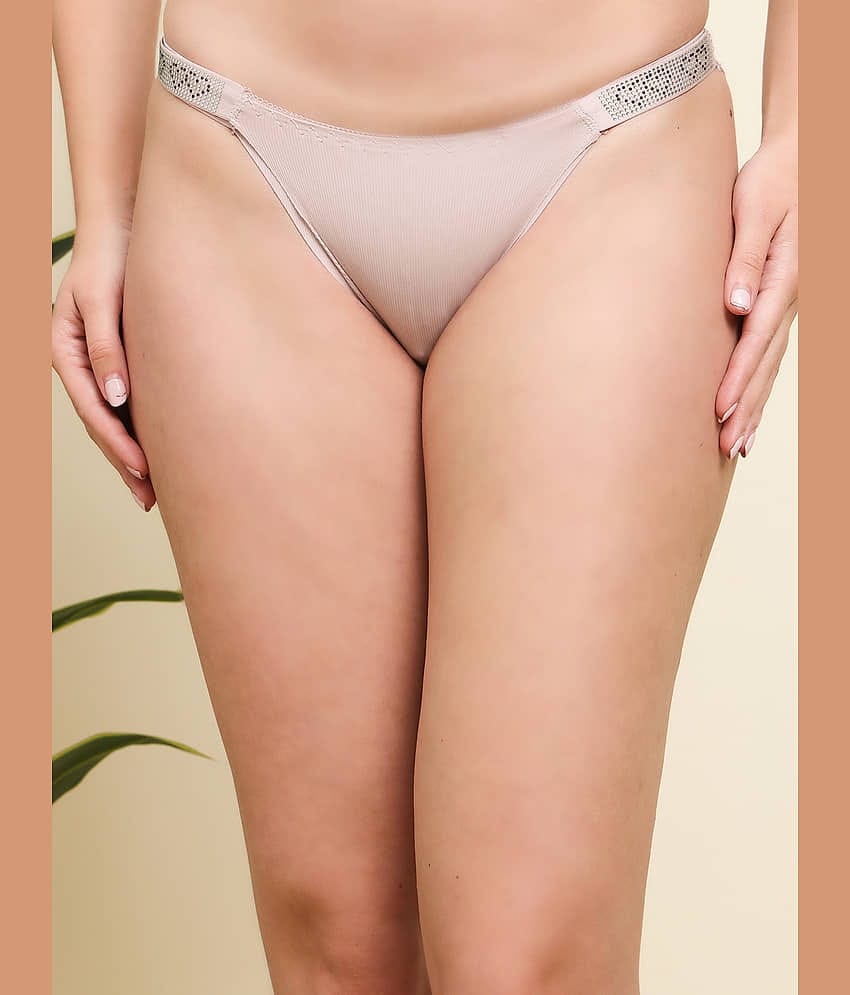 PrettyCat Pack of 1 Lace Bikini For Women ( Mauve )