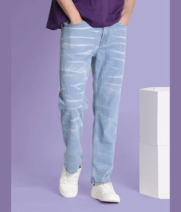 Bene Kleed Straight Bleached Men's Jeans - Blue ( Pack of 1 )