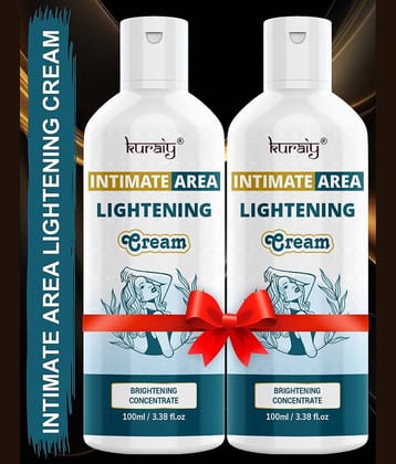 KURAIY Skin Whitening Cream For Dark/Age Spots, Uneven Skin Shade - 100ml Pack Of 2