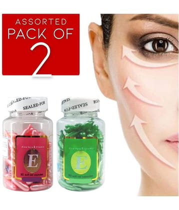 Adbeni Facial Essence Vitamin E Soft Facial Capsule Oil Face Serum 57 g Pack of 2
