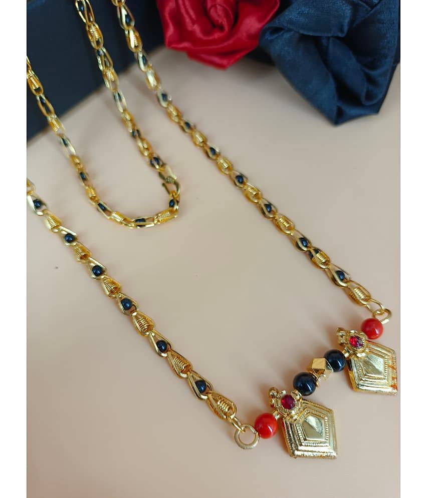JIPPA Golden Mangalsutra ( Pack of 1 )