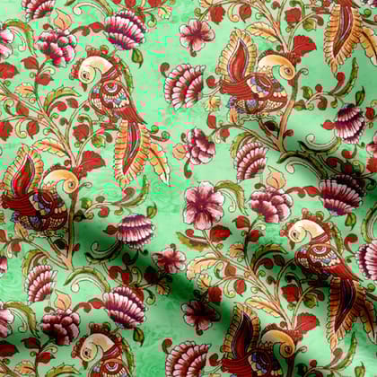 Green Peacock-Cotton
