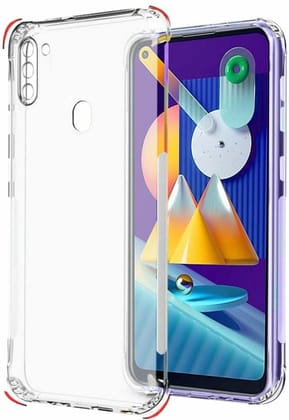 PLUGTECH TPU Ultra Hybrid Clear Camera Protection Back Cover Case for Samsung M11