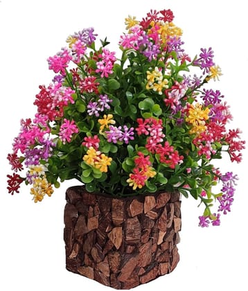 BAARIG - Multicolor Wild Artificial Flower ( Pack of 1 )