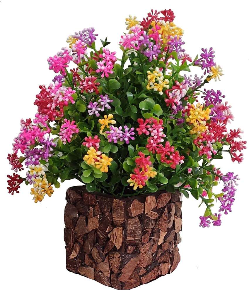 BAARIG - Multicolor Wild Artificial Flower ( Pack of 1 )