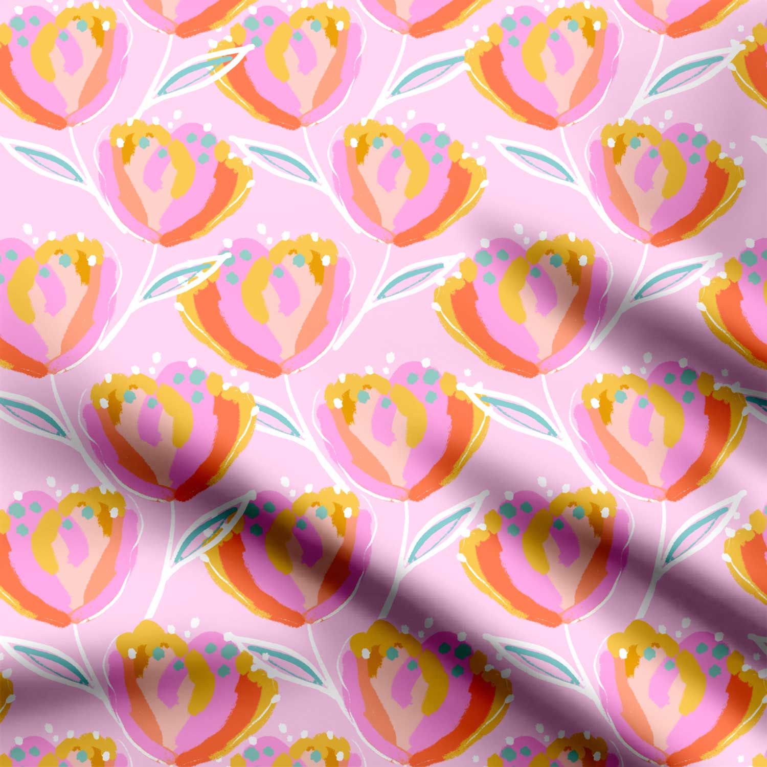 Floral Fusion - 3-Cotton