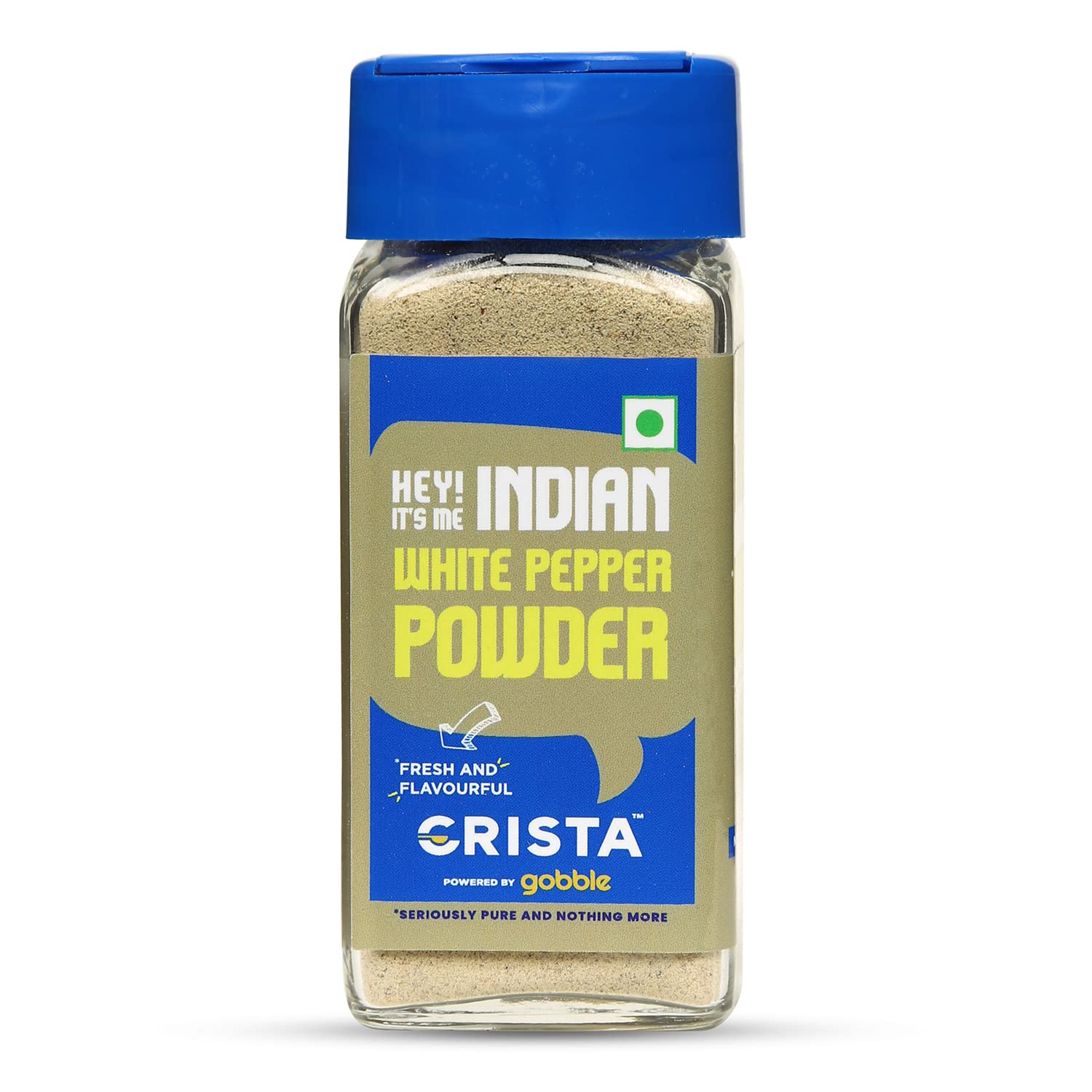 CRISTA Indian White Pepper Powder, 50 gm