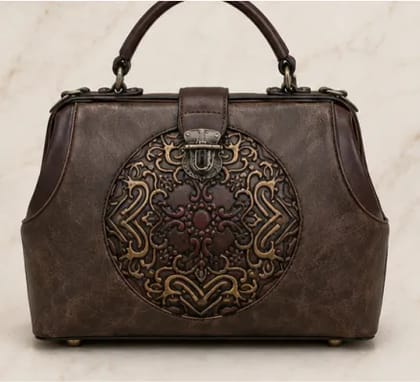 Embossed purse