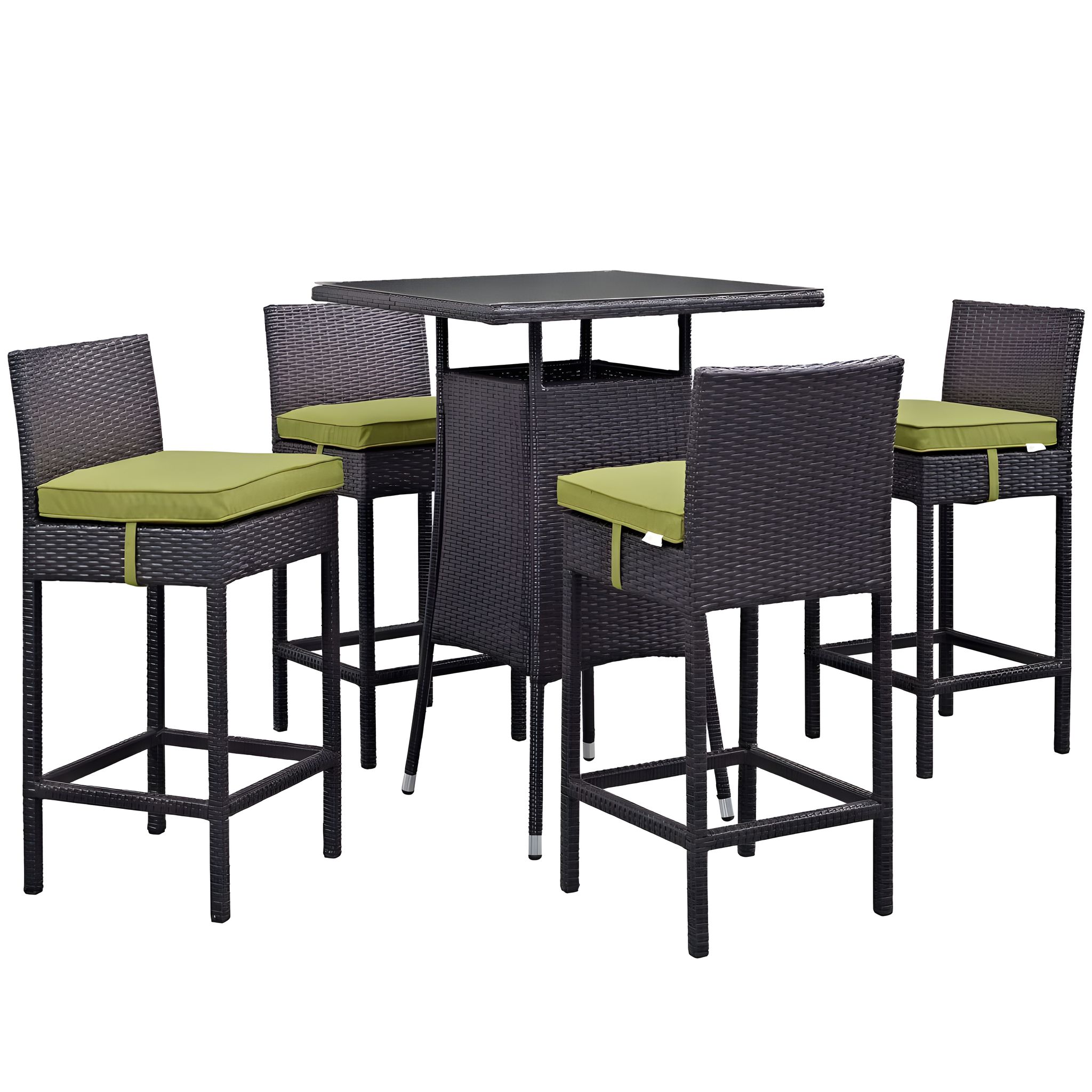 Patio Bar Chairs and Table Set For Outdoor And Indoor