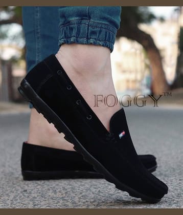 FOGGY Black Men's Slip on