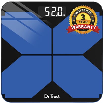 Dr Trust USA Unbeatable Personal Scale 524, Digital Weighing Machine for Body Weight Check, Electronic Device Measures Weight Loss Progress Automatically - 3-Year Warranty
