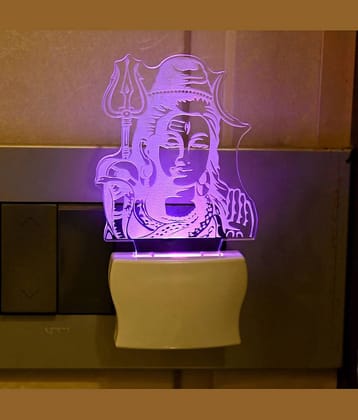 Somil - Multicolor Night Lamp ( Pack of 1 )